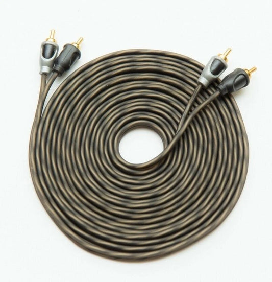 5M RCA Cable Twisted Wire Pure OFC - 5 Metres / 16.5 Feet Phono Leads