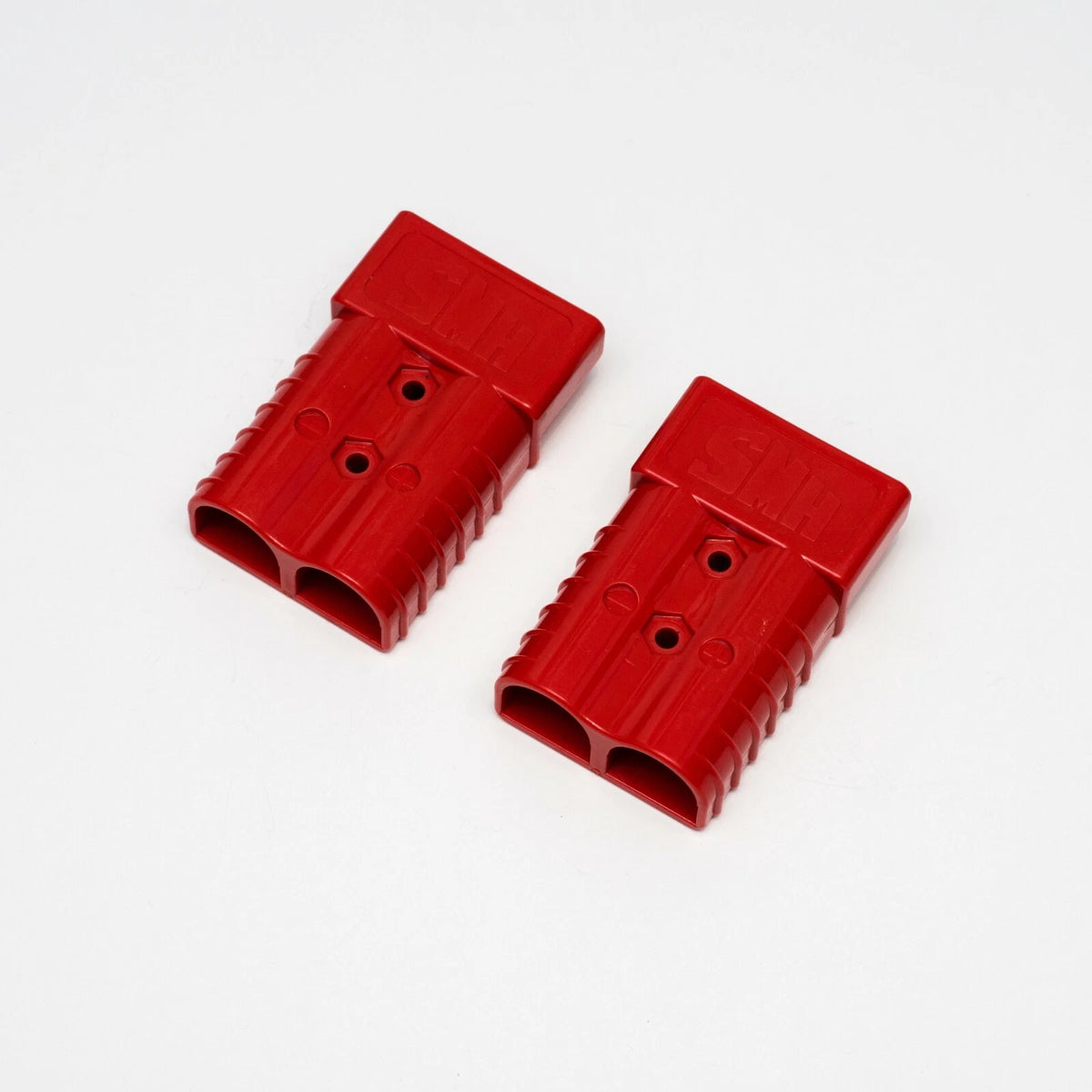 175A Powerpole Connectors 1/0 AWG Red/Grey - Inc Handles and Dust Covers
