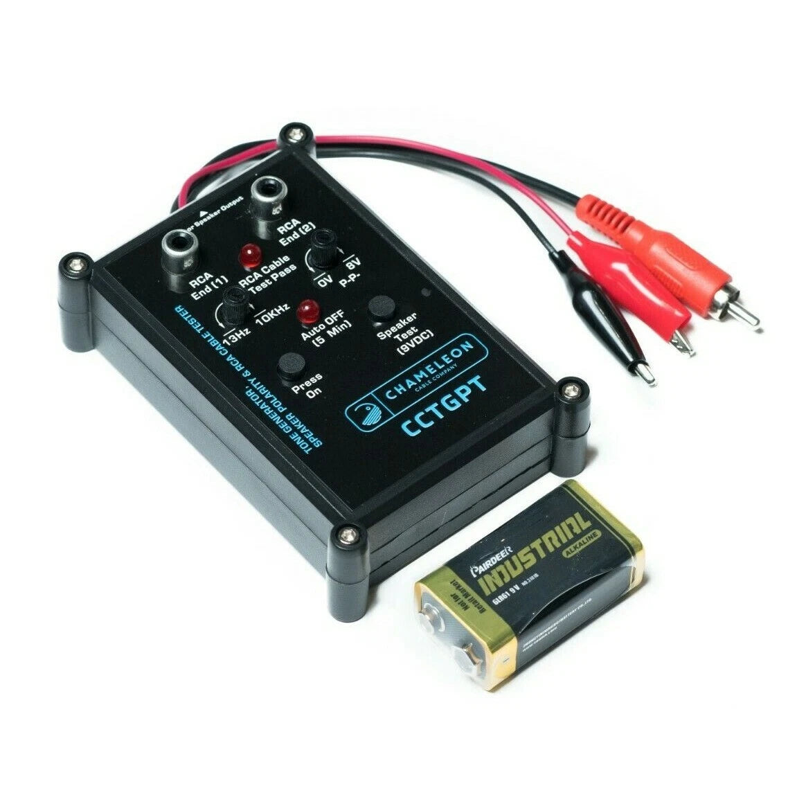 Audio Test Tone Generator & Speaker Polarity Tester RCA Tool