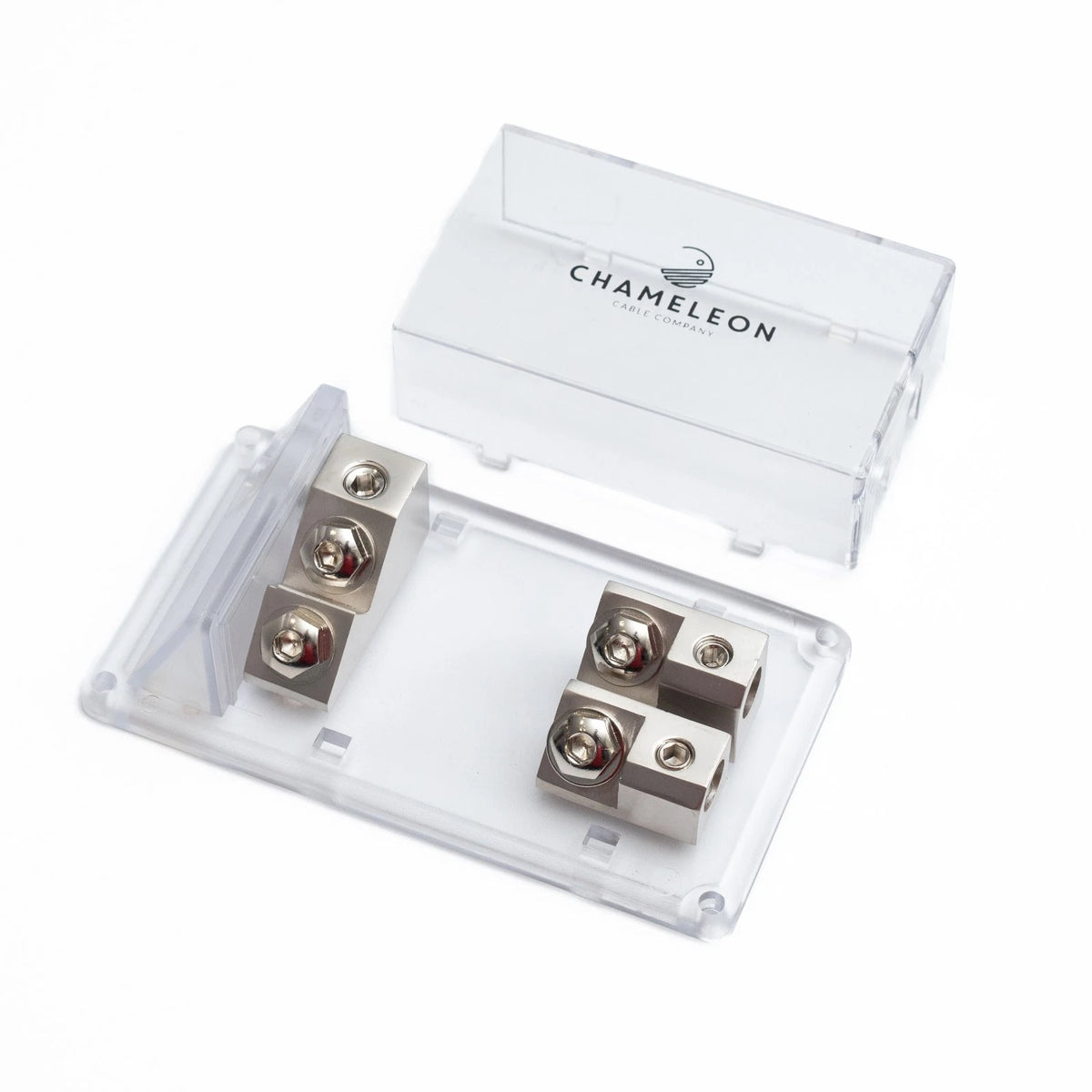 Dual ANL Distribution Block - 0 AWG In to Dual 4/8 Gauge Out 70mm2 - 2x25mm2