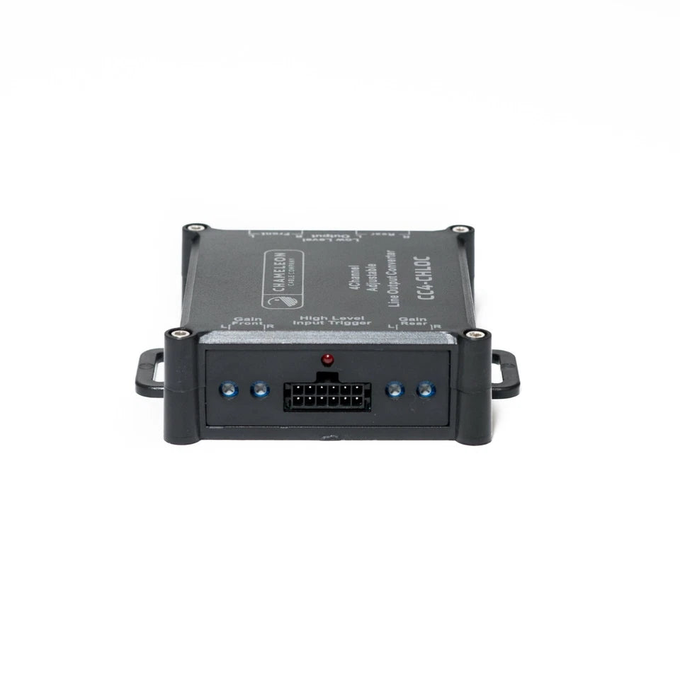 4 Channel RCA Line Output Converter - Includes Amp Turn On Adjustable Gain LOC
