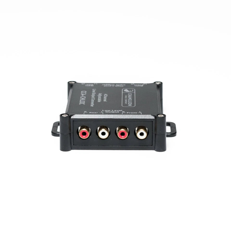 4 Channel RCA Line Output Converter - Includes Amp Turn On Adjustable Gain LOC