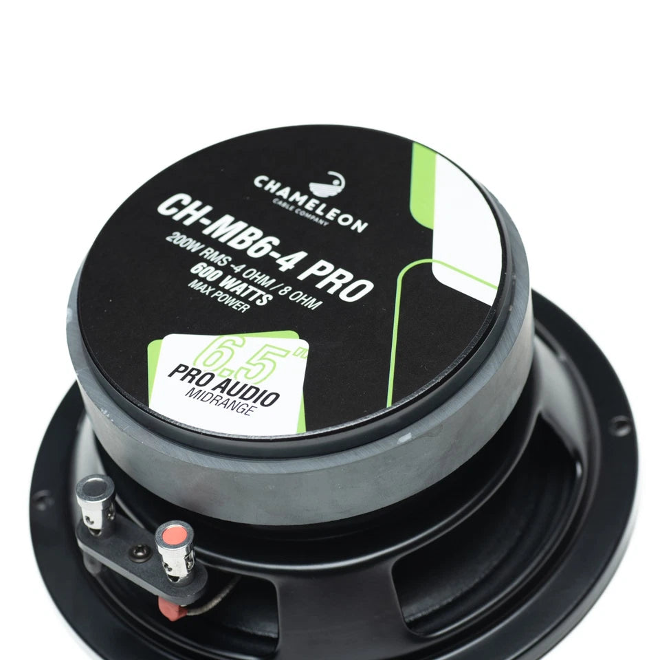 6.5" Competition Grade Midrange Speaker 200W RMS 8 Ohm