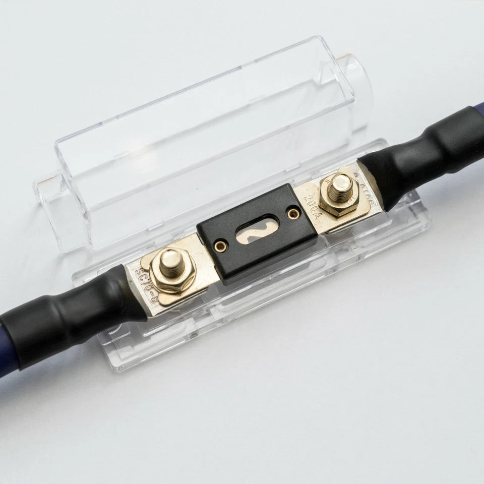 ANL Fuse Holder With Choice of Copper Ring Terminals 10-70mm and Fuses 60-300A