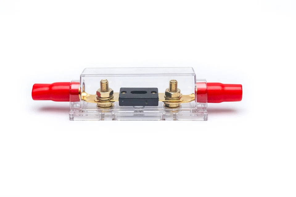 Fuse Holder With 2x 0 AWG Ring Terminals and Fuse Choice - Suits 50-70mm2 Cable