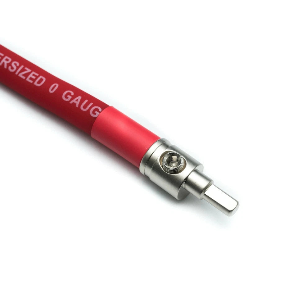2 Amplifier Power Wire Reducers 2/0 - 4 Gauge - Including Heat Shrink