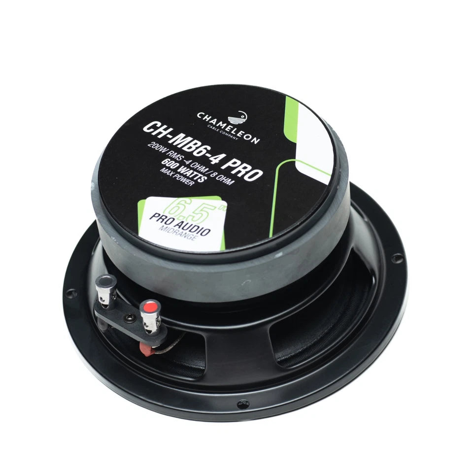 6.5" Competition Grade Midrange Speaker 200W RMS 4 Ohm